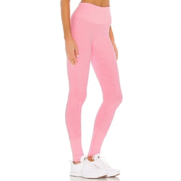 ALO Yoga Pink Seamless High-Rise Leggings - Picture 2 of 6